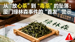 从“放心茶”到“毒茶”的坠落：厦门绿林森事件的“首发”警示