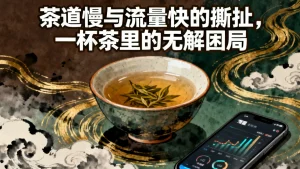 茶道慢与流量快的撕扯，一杯茶里的无解困局